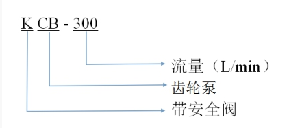 齒輪泵型號(hào)含義